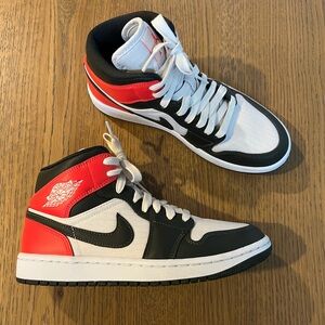 Authentic Jordan 1 mid sneakers